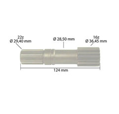 Arbre de transmission pour tracteur JOHN DEERE L110236 adaptable