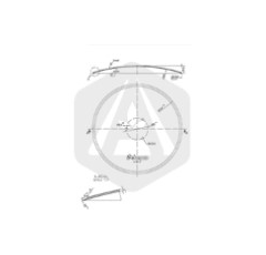Disque lisse Ø350x3 mm pour semoir ACCORD AC496709 adaptable 