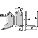 Fräsmesser - rechts HOL01R Holder Nachbau