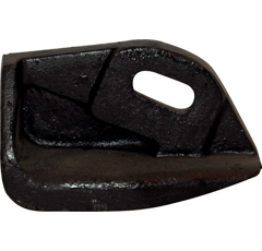 Talon fonte droit pour charrue KUHN 763008 adaptable