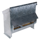 Mangeoire pour poules avec trémie en acier galvanisé 25 L - CHICK'A