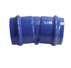 Coude fonte peinte 11° PVC