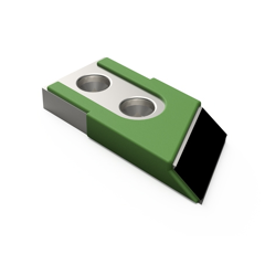 Pointe biais Gauche à boulonner carbure et rechargement MICHEL adaptable