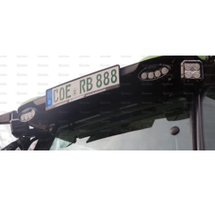 Phare de travail Ovale 4 LED 10-60V 44W 7000 lumens 