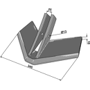 Flügelschar - Monoschar 506025N Köckerling Topmix Nachbau