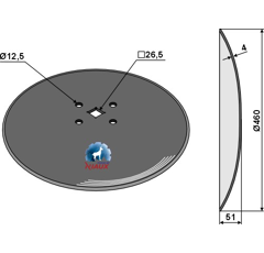 Disque houblon Ø 460 mm adaptable - BlackSteel©