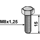 Boulon à tête hexagonal M8 adaptable - BlackSteel©