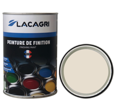 Peinture de finition Blanc créme UNIVERSEL pot 1L| LACAGRI