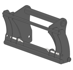 Interface d'accroche pour chargeur télescopique MANITOU