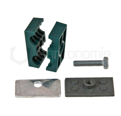 Attache double Ø 15 x 30 mm STAUFF