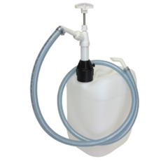 Pompe manuelle pour produit chimique avec bidon plastique 20-30 L – RENSON