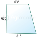 Vitre de porte D pour machine agricole DAVID BROWN K303700 adaptable