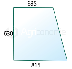 Türscheibe R für Landmaschine DAVID BROWN K303700 Nachbau