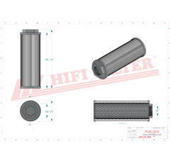 Filtre hydraulique adaptable HIFI FILTER SH776012