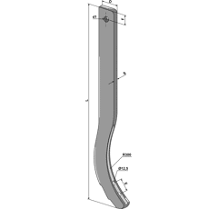 Schwergrubberstiel - 810 mm 1016081LL 