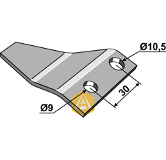 Débourreur droite pour JOHN DEERE LCA67157 adaptable - Blacksteel©