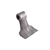 Martillo 85 x 40 mm para trituradora AGRIMASTER - AGROMEC - FIEDLER 71009 adaptable