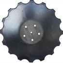 Disque crénelé Ø460x6 mm pour semoir KVERNELAND AC353951 adaptable - Blacksteel©