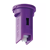 Buse pulvérisateur à injection d'air IDK 90° 025 lilas - LECHLER