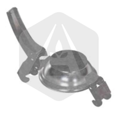 Bouchon femelle acier galva Ø 120 mm adaptable