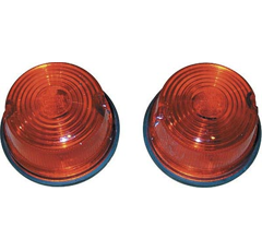 Feu de position tracteur rouge Ø 75 mm adaptable