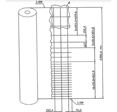 Schweißgitter Typ 200/25/15 ASS ZN - dickverzinkt
