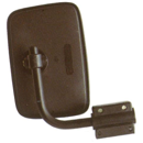 Rétroviseur courbé 135 x 205 mm pour tracteur adaptable