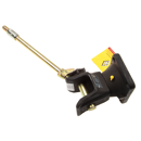 Flanschzugmaul manuell,Flanschmaß 160x100 mm, Ø 32 mm Bolzen, Schwarz     