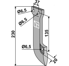 Soc pour semoir STEGSTED 990906 adaptable - BlackSteel©