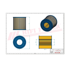 Filtre d'aération adaptable HIFI FILTER SA12564