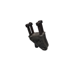 Bride de fixation complet 100 x 100 mm adaptable BlackSteel©