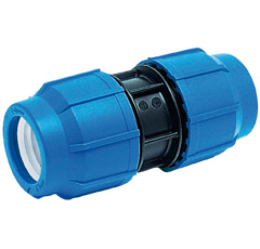 Kupplung für PE Rohre, 63 x 63 mm