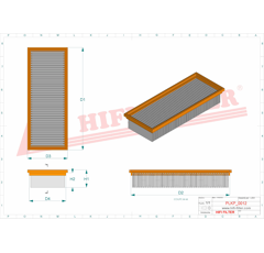 Filtre habitacle adaptable HIFI FILTER SC90482