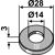 Arandela 28x3x14 para trituradora  KVERNELAND adaptable - Blacksteel©