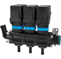 Bloc vanne 2 voies / 6 vannes - 20 bars
