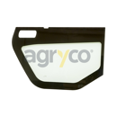 Vitre de porte inférieure - gauche - plate - teintée pour téléscopique MANITOU 894931 adaptable