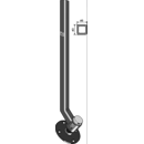 Brazo para estrellas 286 x 30 mm para escardador adaptable - BlackSteel©