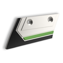 Soc de rasette Gauche avec plaquettes carbure et rechargement PÖTTINGER 921.06.225.1 adaptable