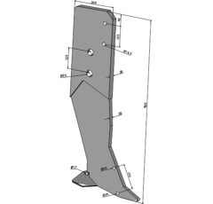 Dent pour décompacteur GREAT PLAINS P10486 adaptable - Blacksteel©
