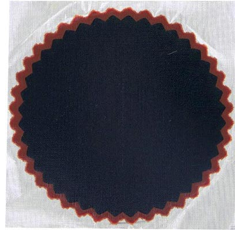 Rustine pneu ∅ 116 mm adaptable (Vendu par 10)