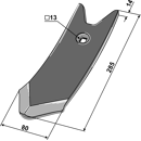 Scharspitze 506065N Köckerling Topmix Nachbau