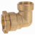Raccord coudé femelle à compression 16 bars en laiton adaptable
