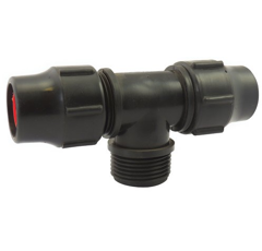 Té avec dérivation - goutte à goutte filleté 90° PN6