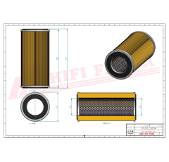 Filtre hydraulique adaptable HIFI FILTER SH52006