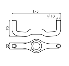 Pont de lame pour herse rotative KUHN 52596600 origine