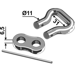 Kettenschloss Ø11 ST1131GK