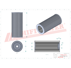 Filtre hydraulique adaptable HIFI FILTER SH55167