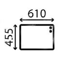 Vitre de toit plate pour MERLO 049494 adaptable