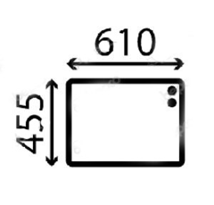 Vitre de toit plate pour MERLO 049494 adaptable