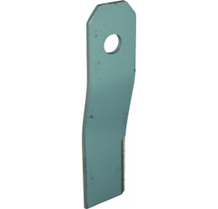 Klinge links für Kreiselmulcher DESVOYS Länge 450 mm Dicke 12 mm 428 Or.